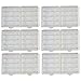 Lontenrea 12 PCS Transparent AA/AAA Battery Storage Case Box Holder