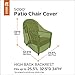 Classic Accessories Sodo Patio/Outdoor Chair Cover - Tough and Weather Resistant Patio Set Cover, High-Back, Herb (55-350-011901-EC)