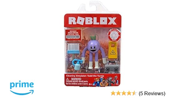 Roblox Cleaning Simulator Todd The Turnip Single Figure Core Pack With Exclusive Virtual Item Code - 