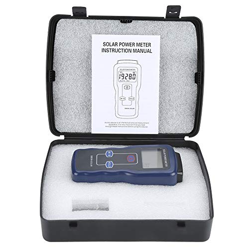 Solar Power Meter UV Meter, SM206 Digital Solar Power Meter Sunlight Meter for Radiations Measuring Testing Instrument, Solar Power Radiation Meter - Thumbnail 6