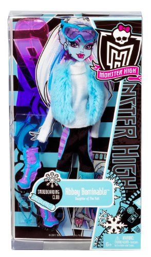 Monster High Snowboard Club Abbey Bominable Fashions Pack