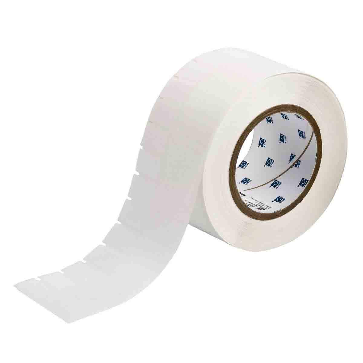 Brady THT-153-461-3 2.625″ Width x 0.6″ Height, B-461 Self-Laminating Polyester, Matte Finish White/Translucent Thermal Transfer Printable Label (3000 per Roll), 2.625″x0.6″, White