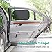 Toplus Car Window Shades for Side and Rear Window, 3PCS Car Sun Shades for Baby Child Kids - 80 GSM 20