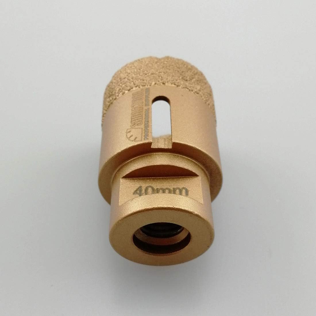 SHDIATOOL Diamond Drill Core Bit Diameter 40mm for Porcelain Tile Granite Marble Dry Drilling, Golden - Image 4