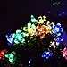Ucharge Solar String Lights Flower 50 LED 23ft Multi-Color Waterproof Fairy Flower Garden Lights for Outdoor, Wedding, Patio, Lawn, Home, Party, Holiday
