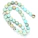 jennysun2010 Natural Aquamarine Light Blue Sea Sediment Jasper Gemstone 10mm Smooth Round Loose 40pcs Beads 1 Strand for Bracelet Necklace Earrings Jewelry Making Crafts Design Healing