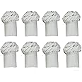 Treasure Gurus 12pc White Paper Pork Lamb Chop Frills Decorative Ribs Chicken Leg Holders Culinary Food Presentation