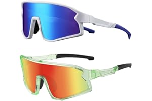 swanoble UV400 2 Polarized Kids Sports Sunglasses for Cycling,Lightweight Youth Baseball Sun Glasses for Boys Girls Ages 3-12