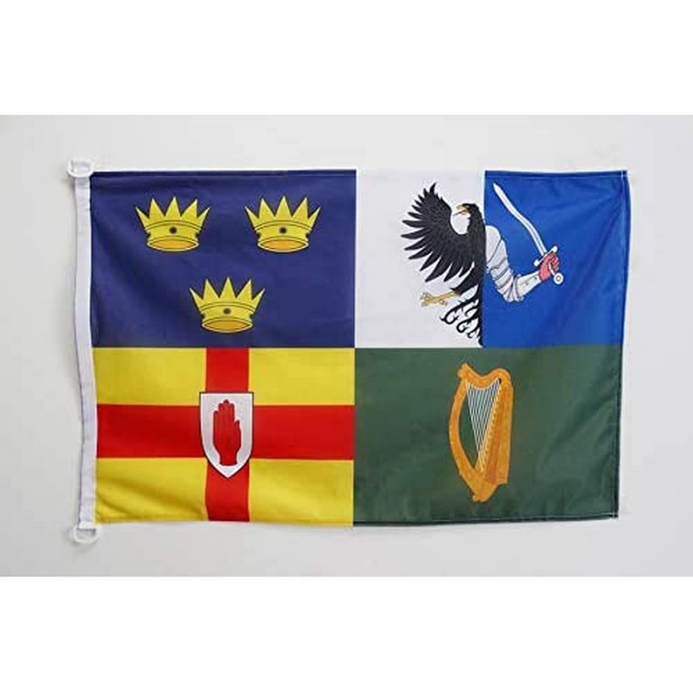 AZ FLAG - Ireland 4 provinces Flag - 2x3 Ft - For Outdoor - Four Irish Provinces Banner Knitted Polyester with Two Plastic Rings - Fade Resistant - Vivid Colors - 2' x 3' Feet - 90x60 Cm