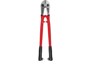 Olympia Tools 18" Heavy Duty Bolt Cutter with Drop Forged Alloy Steel and Ergonomic Grip Rubber Handles for for Cutting Fence, Steel Wire, Chain, Screws, Rivet