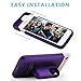 BIGFOX iPhone 7 Plus Battery Case, iPhone 8 Plus/7 Plus Charger Case 4200mAh Magnetic Battery Cases Slim Rechargeable External Battery Pack for iPhone 8 Plus/7 Plus/6S Plus/6 Plus (Purple)