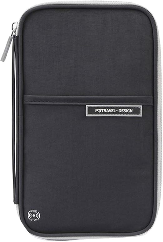 nylon passport wallet