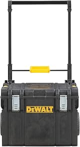 DEWALT TOUGHSYSTEM Wheeled Toolbox IP65 Water Dust Seal 50kg Load view 4