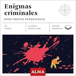 Book's Cover of Enigmas criminales para mentes perspicaces: 25 (Cuadrados de diversión) (Español) Tapa blanda – 6 julio 2018