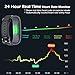 CHEREEKI Fitness Tracker [Latest Version], Color Screen Activity Tracker Smart Bracelet Waterproof IP68 Pedometer Watch 24-Hours Heart Rate Monitor/ 14 Sport Modes for Android & iOS (Black and Gray)
