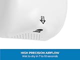 Bremmer Turbo Hand Dryer High Velocity Eco Friendly White High Speed view 4