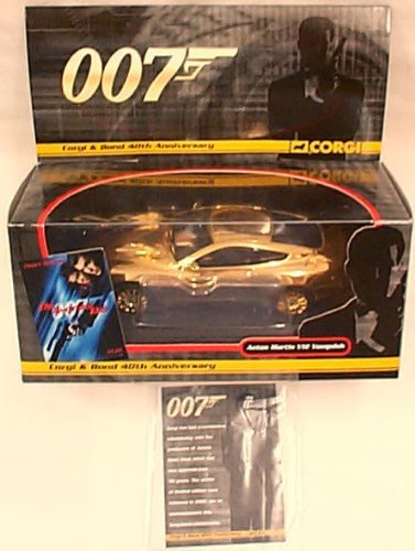 James Bond 007 - 1:36th Scale Gold Plated Limited Edition Aston Martin V12 Vanquish by Corgi