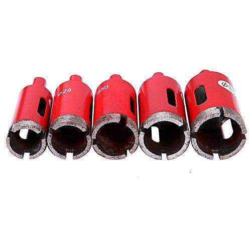 image for ZKer 14Pcs 6-35mm Diamond Drill Bits Set, Marble Concrete Masonry Coat