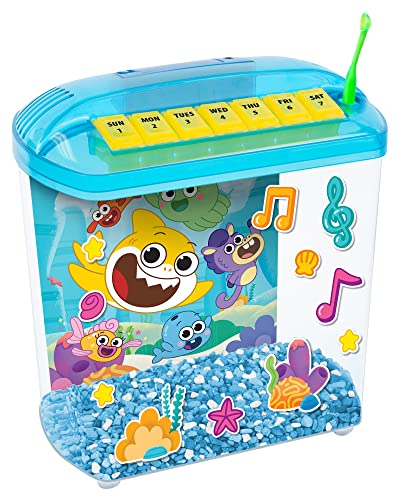 Photo 1 of PENN-PLAX Baby Shark Rite-Bite Educational Betta Tank – A Perfect First Aquarium for Children with Adult Supervision – 1.13 Gallon