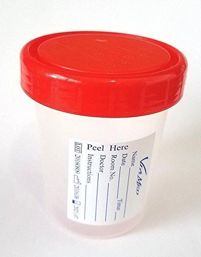 Urine Collection Container Sterile Sample Specimen Bottle Cup 120 ML, 6-12 Pcs NEW (12)