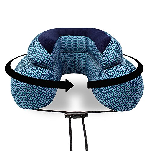 Cabeau Evo Microbead Airplane Travel Neck Pillow The Best Travel Pillow with Microbeads 360