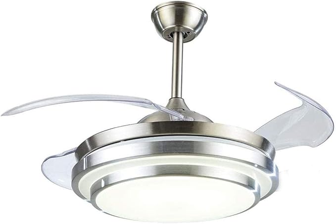 Amazon.com: Ventilador de techo LED moderno de 36 pulgadas, lámpara de