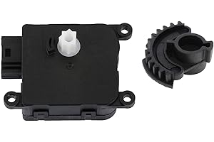 PARTS PORT HVAC Heater Blend Door Actuator + Gear Fits for Jeep 05-10 Grand Cherokee 06-10 Commander Main Position, Replaces OEM 5143192AA 604-006 22006G