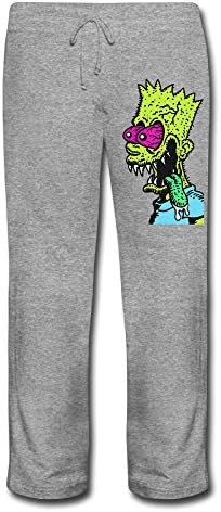 Umison Ox-eyed Skeleton Head Women Training Pants Ash M