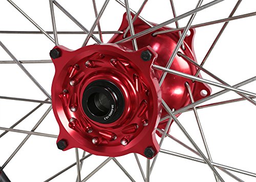 ProTrax Complete Rear Wheel Rim 19"X 2.15 Red Hub HONDA CRF250R 2004-2013
