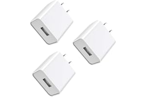 MEROM 5V 2A AC/DC Power Adapter for WyzeCam, Wyze Cam Pan, Kasa Cam, Dropcam, Nest Cam, Furbo Dog, YI Dome Wireless IP Security Camera USB Wall Charger Cord(3 Pack)