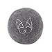 OKPET Modern Animal Set of 6 Wool Felt Ball Toys with Jingle Bell for Cats and Small Pets. Handmade, Natural, Eco-Friendly, Fun Play Toy