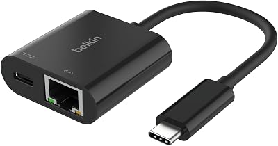Belkin Connect USB-C to Ethernet + Charge Adapter 100W Gigabit Ethernet
