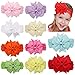 QandSweet Baby Girl Headbands Fishtail Bowknot (10 Pack)
