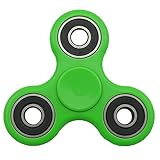 SMAZ TOYS Anti-Anxiety Fidget Spinner Toy Helps Focusings EDC Focus Toy for Kids & Adults - Best Stress Reducer Relieves ADHD Anxiety and Boredom Green