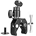 ChromLives Camera Clamp Mount Ball Head Monitor Clamp Super Clamp and Mini Ball Head Hot Shoe Mount with 1/4''-20 Tripod Screw for LCD/DV Monitor, LED Lights, Flash, Microphone and More 2Pack