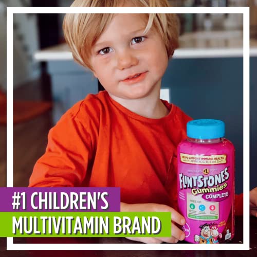Flintstones Vitamins Complete Gummies, Kids Vitamins with Vitamin C for