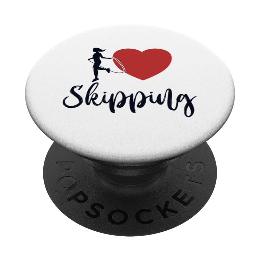 I love Skipping Jumping Speed Skipping Jump Rope PopSockets Swappable PopGrip