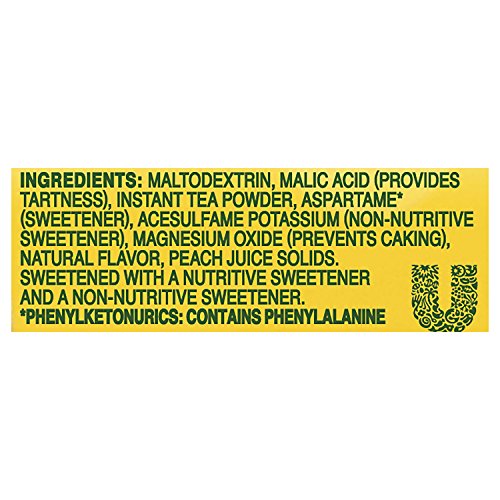 Lipton Iced Tea Mix, Diet Peach, 10 Quart (Pack of 4) Pricepulse