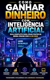 Livro COMO GANHAR DINHEIRO COM INTELIGÊNCIA ARTIFICIAL: Guia Completo para Criar Fontes de Renda Online com IA em 2026