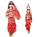 Pilot-trade Children Belly Dance Costume, Harem Pants & Halter Top & Veil & Bracelet
