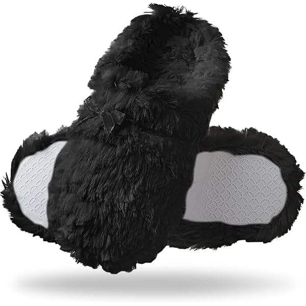 VISESUNNY Women's Cozy Plush Slippers - Unicorn Galaxy Design, Memory Foam, Anti-Slip Indoor/Outdoor