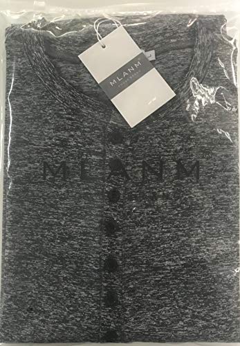 4 MLANM+Casual+Henley+Sleeve+T+Shirt