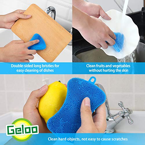 3 Geloo+Silicone+Washing+Kitchen+Accessories