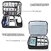 Electronics Organizer, Vivefox Double Layer Travel Bag Accessories Cable Organizer for Cords, USB Cable, SD Cards, Hard Drive, Power Bank, E-Book Kindle, iPad and More (Large, Black)