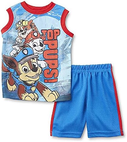 Nickelodeon Paw Patrol Toddler Boys' Muscle T-Shirt &amp; Shorts 2T