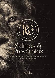 Livro Bíblia Contexto - Salmos & Provérbios - Leão: Com referências cruzadas por extenso