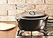 Lodge 7 Quart Pre-Seasoned Cast Iron Dutch Oven with Lid - Wire Bail Handle for Easy Transfer from Cooking Surface to Table - Use in the Oven, on the Stove, on the Grill or over the Campfire - Black
