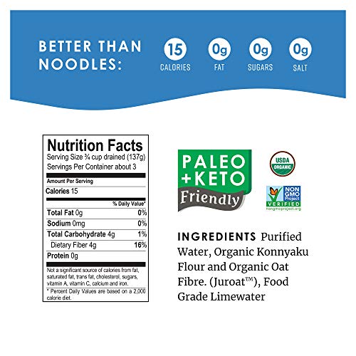 Better Than Pasta Spaghetti Certified USDA Organic, Vegan, Gluten