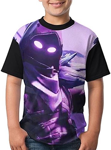 For-tnite Raven Youth Boy Short Sleeve Round Neck Blouse T Shirt XL