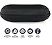 MAZZEO Outdoor Travel Case for Sunglasses Reading Glasses & All Kinds of Accessories for both Men & Women Semi-Hard Shell with Soft Protective Interior, Black, Large